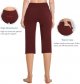 Women's Yoga Pants with Pockets High Waist Stretch Pants Tummy Control Workout Pants
